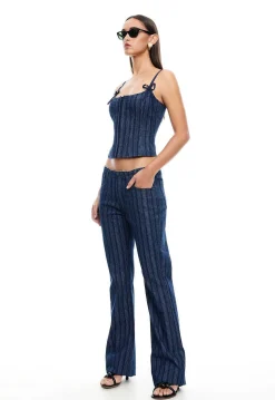 Charismatic Denim Corset