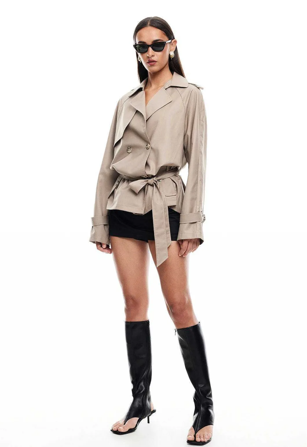 Cropped Trencherous Coat