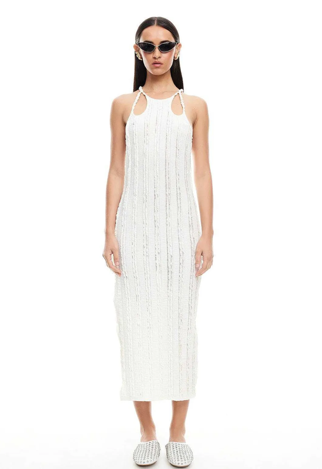 Double Strap Midi Dress