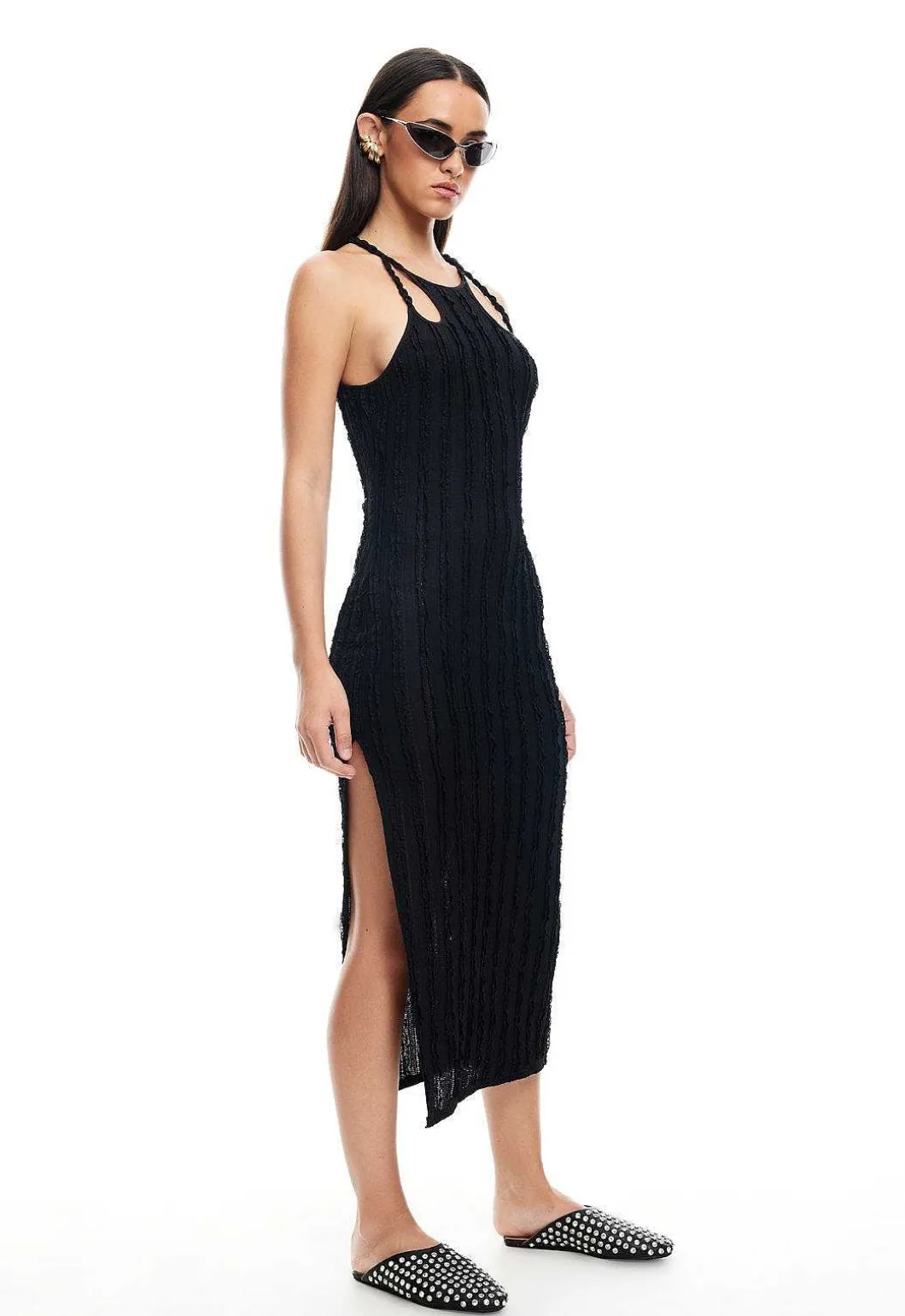 Double Strap Midi Dress