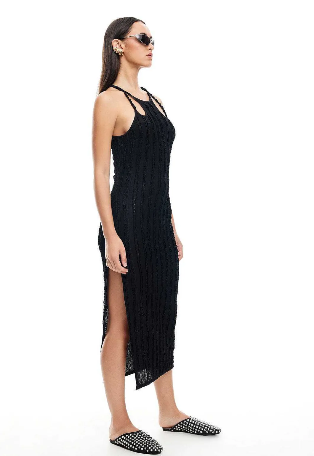 Double Strap Midi Dress