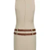 Ethereal Buckle Mini Dress