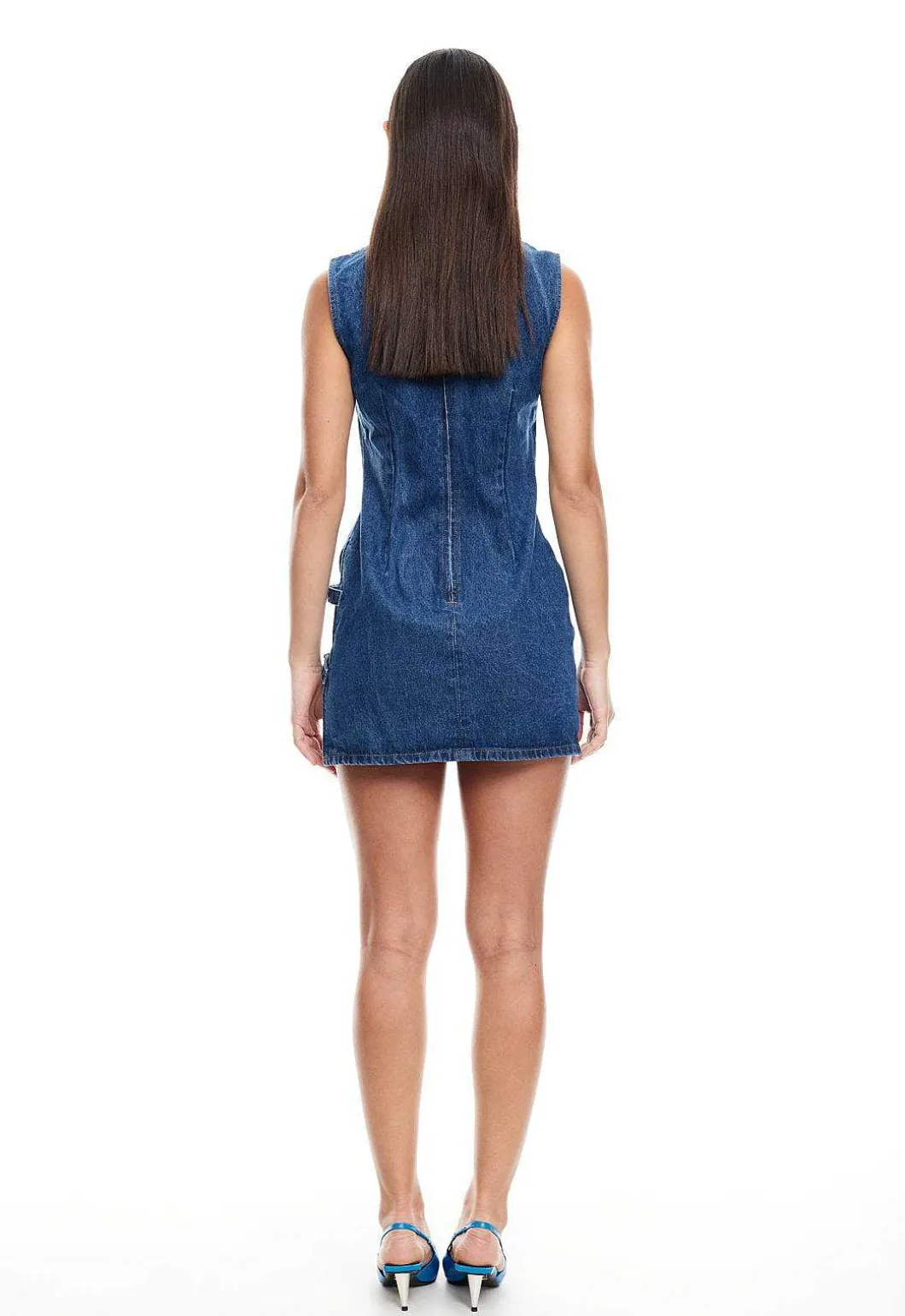 Sculpted Denim Mini