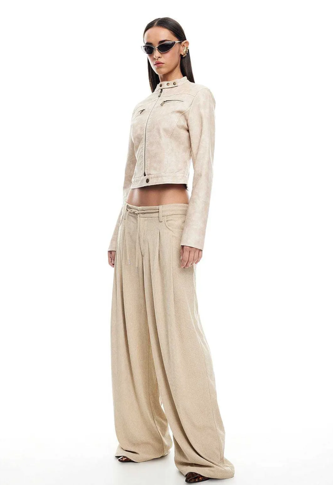 Slouched Tie Up Pant