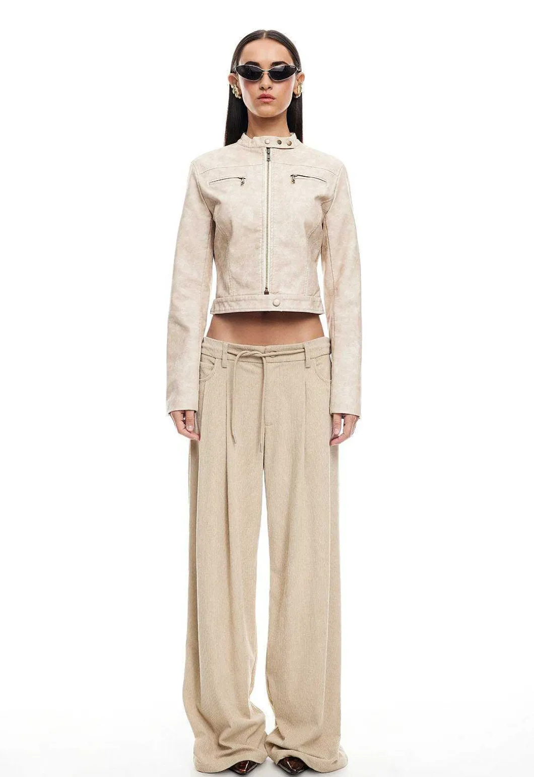 Slouched Tie Up Pant