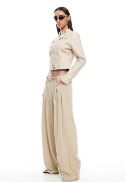 Slouched Tie Up Pant