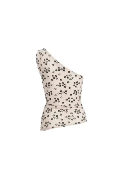 Unveiling One Shoulder Top